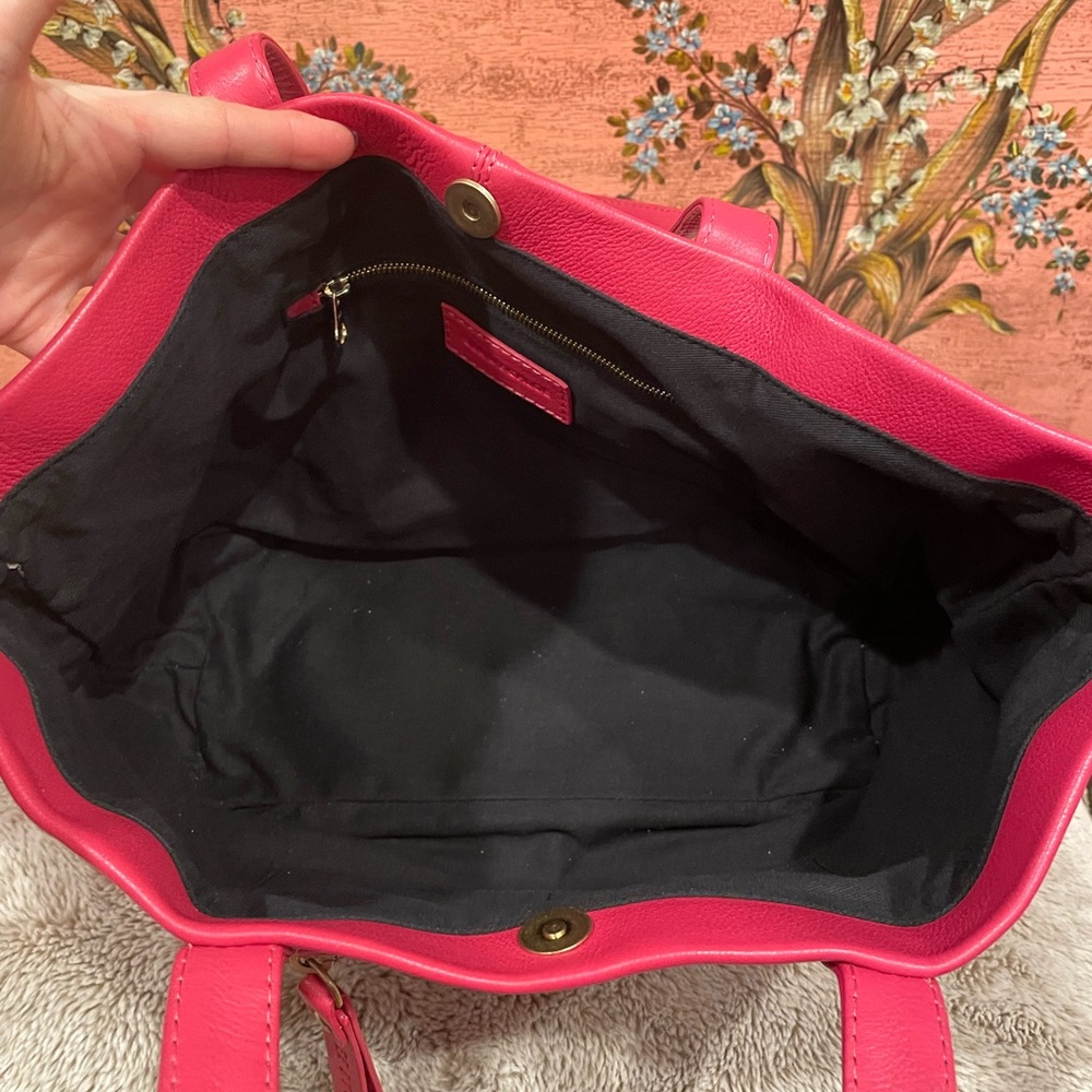 See By Chloé Hot Pink Leather Tote Shoulder Bag - Picture 10 of 13